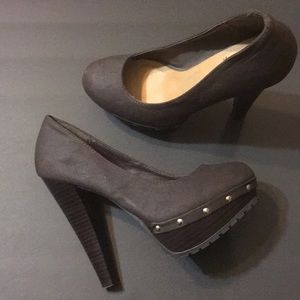 Dark brown heels